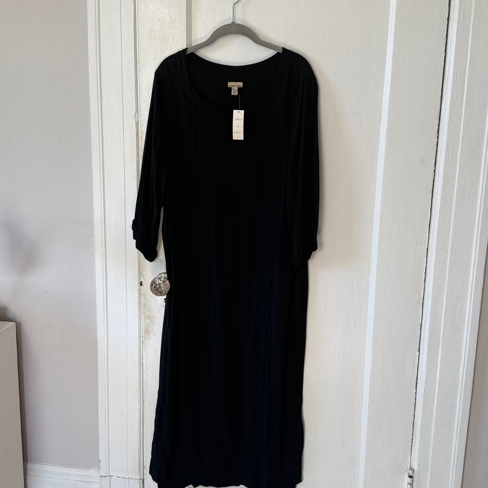 Anthropologie Holding Horses off black dress size L
